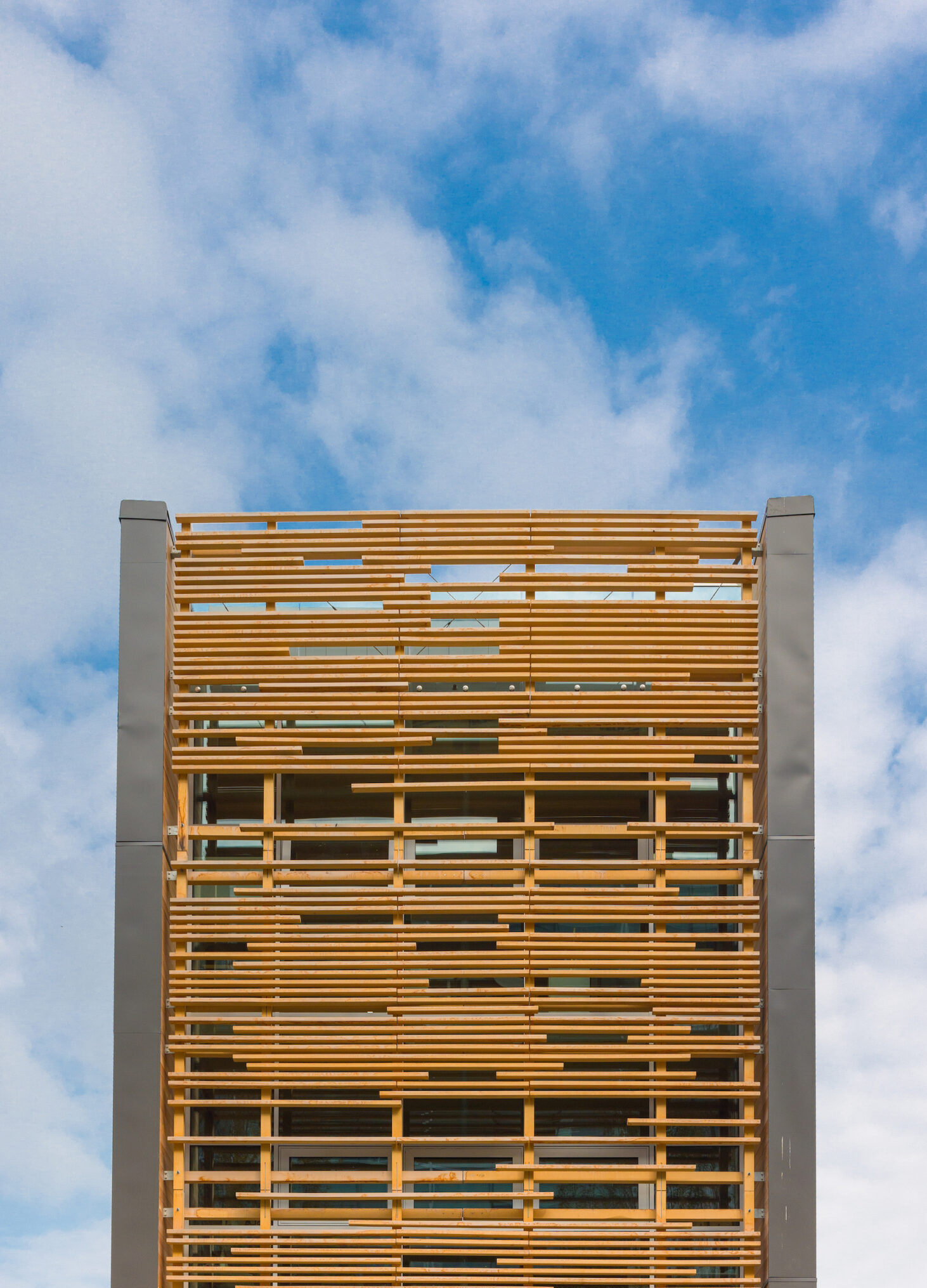 Exterior wood cladding of oN5 project