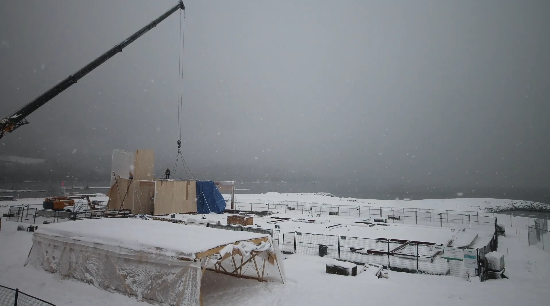 Naikoon's 1st generation prefabrication setup which contributed to the development of The Flying Factory™.